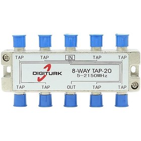 Resim Digitürk 5-2150 Mhz 20D8 8 Yollu Tap Switch 1/8 Splitter 