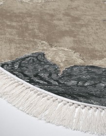 Resim Alanur Home Eko Trend Djt Yıkanabilir Kaymaz Taban Oval 3 Lü Yatak Odası Takımı 660m Suluboya Bej 