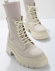 Resim Bambi Mat Bej Kadın Bot & Bootie K02813030309 