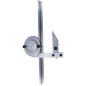 Resim 0-360 Derece Ekonomik Tip Saatli Açı Ölçer 