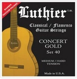 Resim Luthier Medium/Hard Concert Gold Klasik Gitar Teli 