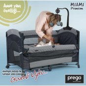 Resim Miami Premium Dönenceli Anne Yanı Oyun Parkı Park Beşik 8040 