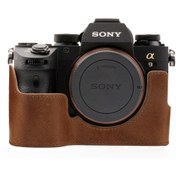 Resim MegaGear MG1243 Sony Alpha A7R III, A9 Hakiki Deri Kamera Çantası 
