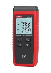 Resim Unit Ut320d Mini Dijital 2 Kanal Termometre 
