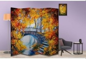 Resim Manzara Temalı Özel Tasarım Paravan Room Divider PRV1150, 180 x 180 