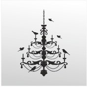 Resim Folyo Sticker Kuş Deseni Adkpquy748 50cm Uzunluk Siyah 