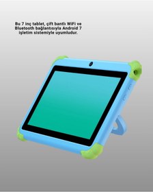 Resim Bucuks Mey İthalat® Çok Amaçlı 7 İnç Tablet Video Oyun ve Eğitim İçin İdeal 