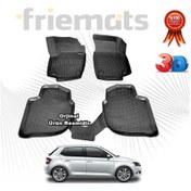 Resim Skoda Rapid 3D Havuzlu Paspas 2012 Sonrasısiyah N11.10559 