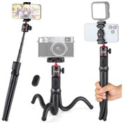 Resim Youtek Johalf Taşınabilir Bluetoothlu Sekiz Kollu Tripod: Selfie Çubuğu, Telefon Ve Kamera Tutucu İle Çok Amaçlı Kullanım 