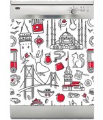 Resim Jasmin2020 Bulaşık Makinası Sticker Kaplama Istanbul 