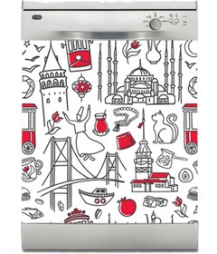 Resim Jasmin2020 Bulaşık Makinası Sticker Kaplama Istanbul 