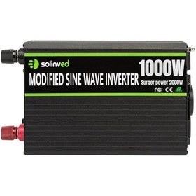 Resim SOLINVED 12V 1000W MODIFIED SINUS INVERTER SLVM-1000 