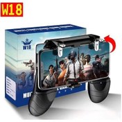 Resim W18-w11 + Pugb Mobil Oyun Denetleyicisi Yangın Pubg Mobil Joystick Gamepad Metal L1r1 Shooter Joystick Io 