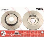 Resim Trw Df6174 Fren Diski Ön 4007 07- / C-crosser 07- / Asx 10- Lancer 07- Outlander Havalı 294mm 