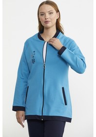 Resim Sementa Renk Kombinli Tunik Eşofman Takım - Mavi 001 