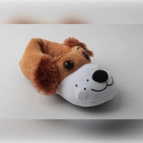 Resim Akınalbella Kadın Hayvanlı Panduf %90 Yün Bej Desenli Konforlu Homewear 
