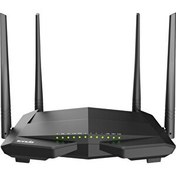 Resim Tenda V12 AC1200 Mbps Dual Band Kablosuz 4 x Gigabit Port VDSL/ADSL Modem Router 