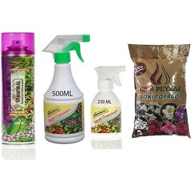 Resim Çiçek Hastalıkları için İlaç. Çiçek Yaprak Parlatıcısı. Vitamin 