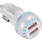 Resim Sw Future Çift USB Araç Hızlı Şarj Cihazı - Beyaz (Yurt Dışından) 