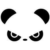 Resim Sinirli Panda Sticker 40 X 28 Cm 