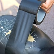 Resim Kendinden Yapışkanlı Suni Deri Tamir Bandı - Döşeme, Araba Koltukları, Çantalar, Ceketler, Mobilyalar & Ayakkabılar için Kolay DIY Tamir - Dokulu Yapışkanlı Siyah PVC Deri Yama Kiti 