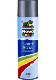 Resim Nova Color Sprey Boya Gri Nc-810 