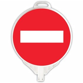 Resim Hayat Trafik Girilmez Yuvarlak Ultra Levha Tek Taraf Baskı 