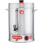 Resim Işıkgaz Silverinox 120 Bardak 8 Litre Süt Otomatı - Süt Isıtıcısı 120 BARDAK - METAL MUSLUKLU - 8 LİTRE - GARANTİLİ