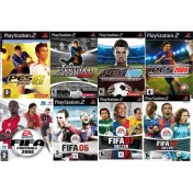 Resim Playstatıon 2 Fifa,pes Futbol Oyunları 8 Oyun Bir Arada Sadece Çipli Cihazlar Için 