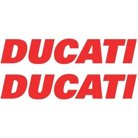 Resim Lasirius Ducati Yazılı Renkli Sticker Etiket Modeli 