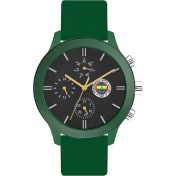 Resim Quantum F1085.057 Fenerbahçe Unisex Kol Saati | Siyah Kadran & Yeşil Silikon Kordon 