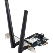 Resim Asus PCE-AX1800 Dual Band Kablosuz PCIe Wi-Fi 6 Bluetooth Ethernet Kartı 