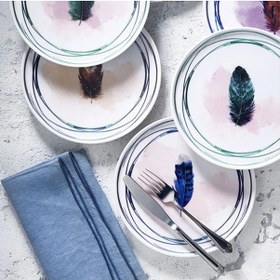 Resim Fecra Tirga 6 Parça Pasta Tabağı Seti 