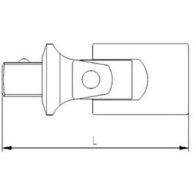 Resim İzeltaş 1507060038 1/4'' Mafsal 38 Mm 