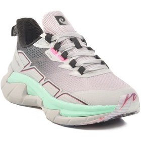 Resim Pierre Cardin Gri Fileli Kadın Spor Ayakkabı Çok Renkli 