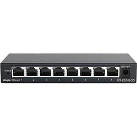 Resim Reyee RUIJIE REYEE RG-ES108D 8 PORT 10/100 SWITCH METAL KASA RUIJIE REYEE RG-ES108D 8 PORT 10/100 SWITCH METAL KASA