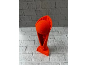 Resim Zero Land Snmswrld 23CM Turuncu Basketbol Kupa Biblo Modern Ödül Dekor Ürünü 