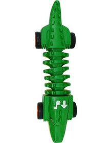 Resim Timsah Araba - Otomatik Hareketli Sesli Işıklı 32 Cm - Yeşil Gerçekçi Timsah Çok Renkli 