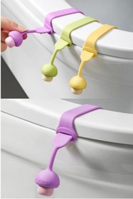 Resim tafce Mantar Tasarımlı Klozet Kaldırma Aparatı Klozet Tutucu Hijyenik 1 Adet Renkli 