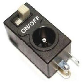 Resim Dc 2.5 / 3Mm Jack Şase Pcb Tipi - On-Off Swichli 