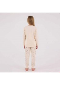 Resim Arnetta Kız Çocuk Pijama Takımı 3434 Krem 