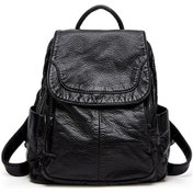 Resim Büyük Kapasiteli Seyahat Okul Sırt Çantası - Siyah Siyah 