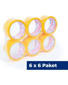 Resim Nuga 45 mm x 40 mt Sarı Koli Bandı 36 Adet 