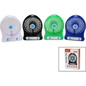 Resim Mini Fan USB Şarjlı Masa Üstü Mini Vantilatör (5256) 