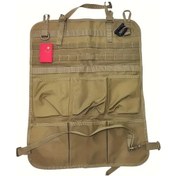 Resim Chuangyinshop 1pc Tactical Çok Amaçlı Araç Koltuğu Askılı Saklama Organizer Khaki Çoklu Cepli 