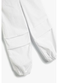 Resim Koton Kız Çocuk Paraşüt Kot Pantolon Pamuklu Beli Lastikli Cepli - Parachute Jean 001 