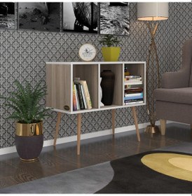 Resim Kenzlife Komodin Adberilgen Crd 74 90 39 Ahşap Ayaklı Komidin Kitaplık 