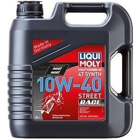 Resim Liqui Moly 10W-40 Race 4t Tam Sentetik Yarış ve Performans Motor Yağı 4 Litre 