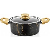 Resim Cem Gold Marble Derin Tencere 20 CM 