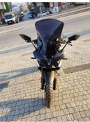 Resim Motocam Pulsar Rs 200 Siperlik Ön Cam 2015-2024 Model 56cm Siyah Renkli 4mm Uzun Cam 